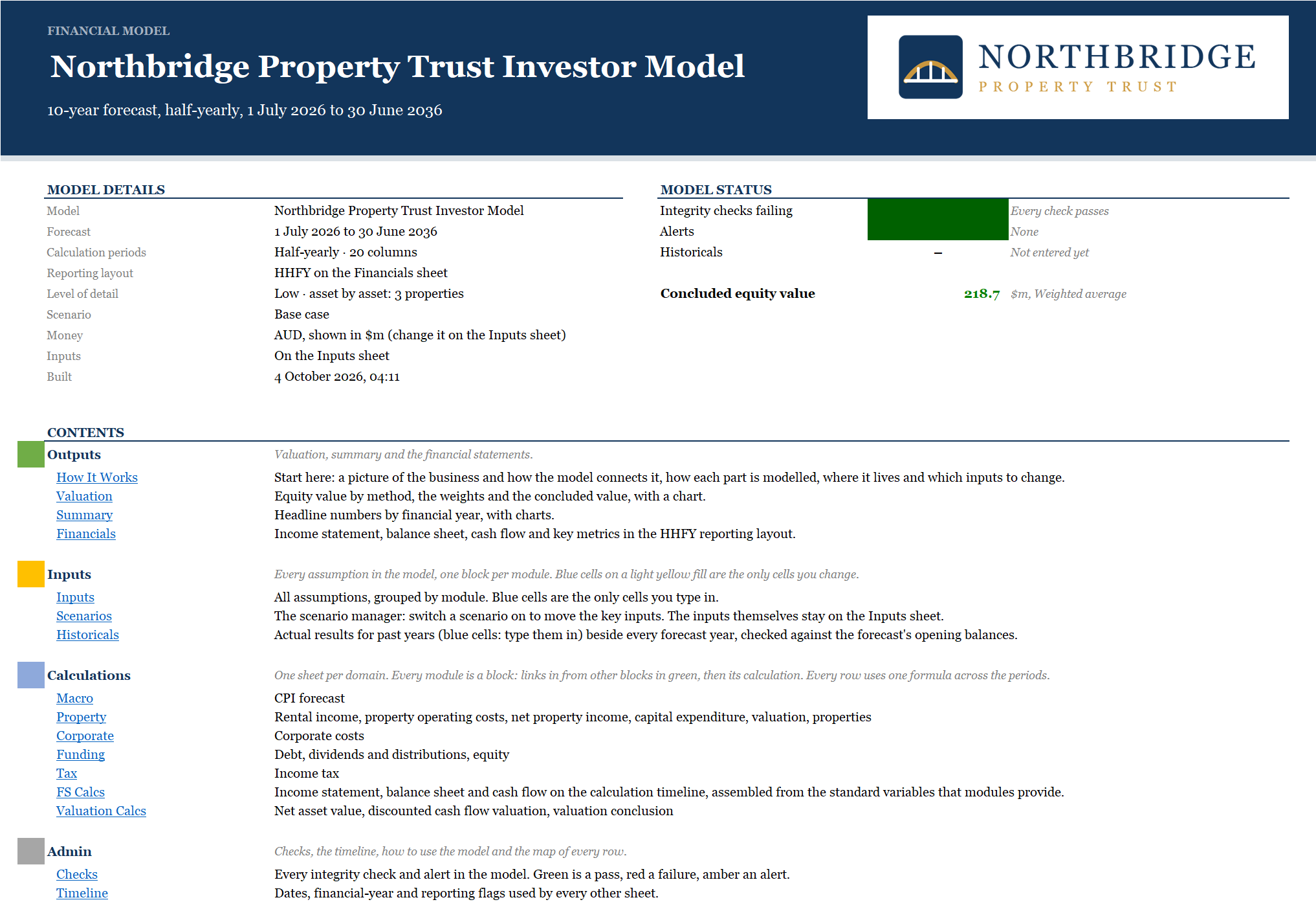 The cover sheet, in the customer’s brand